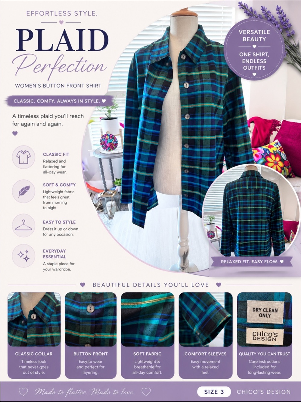 Colorful Plaid Jacket